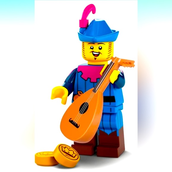Lego Series 22 Troubadour Col388 - Picture 1 of 7